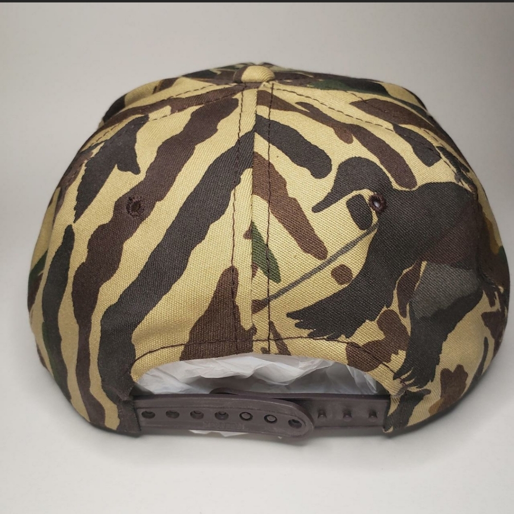 Vintage Rare Ducks Unlimited Committee Camo Snapback Cap/Hat with 1994 badge pin - Picture 8 of 8